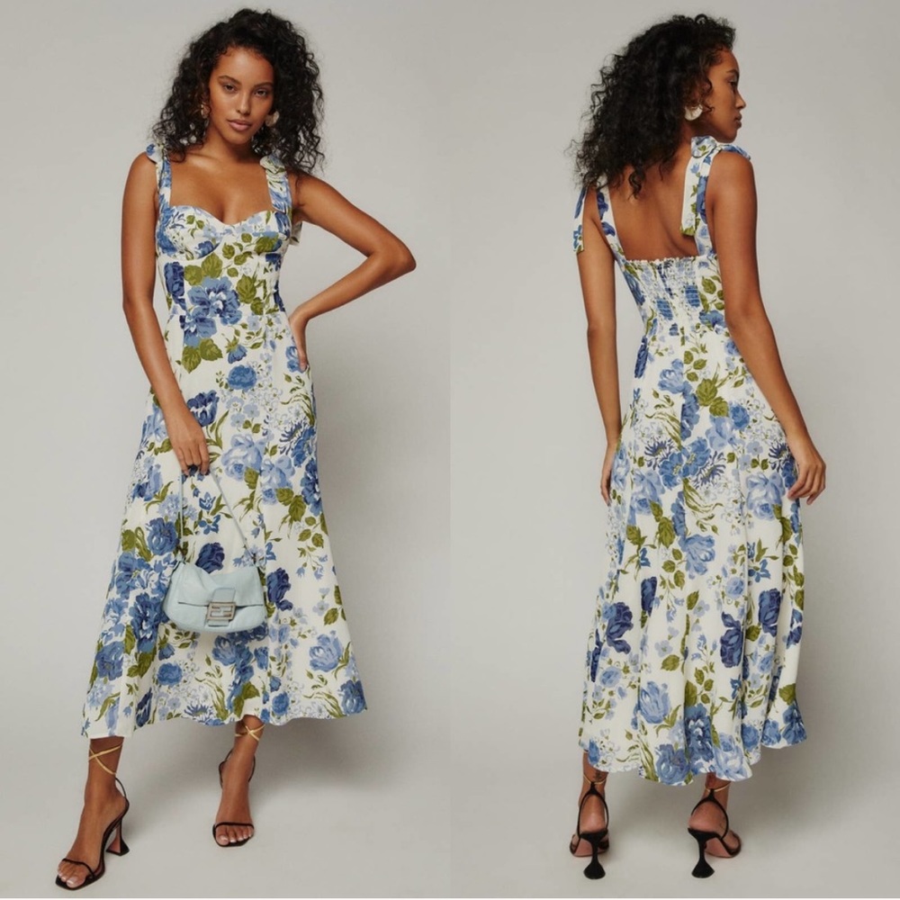 Reformation Nadira Dress, Size 12, Lucca NWT
